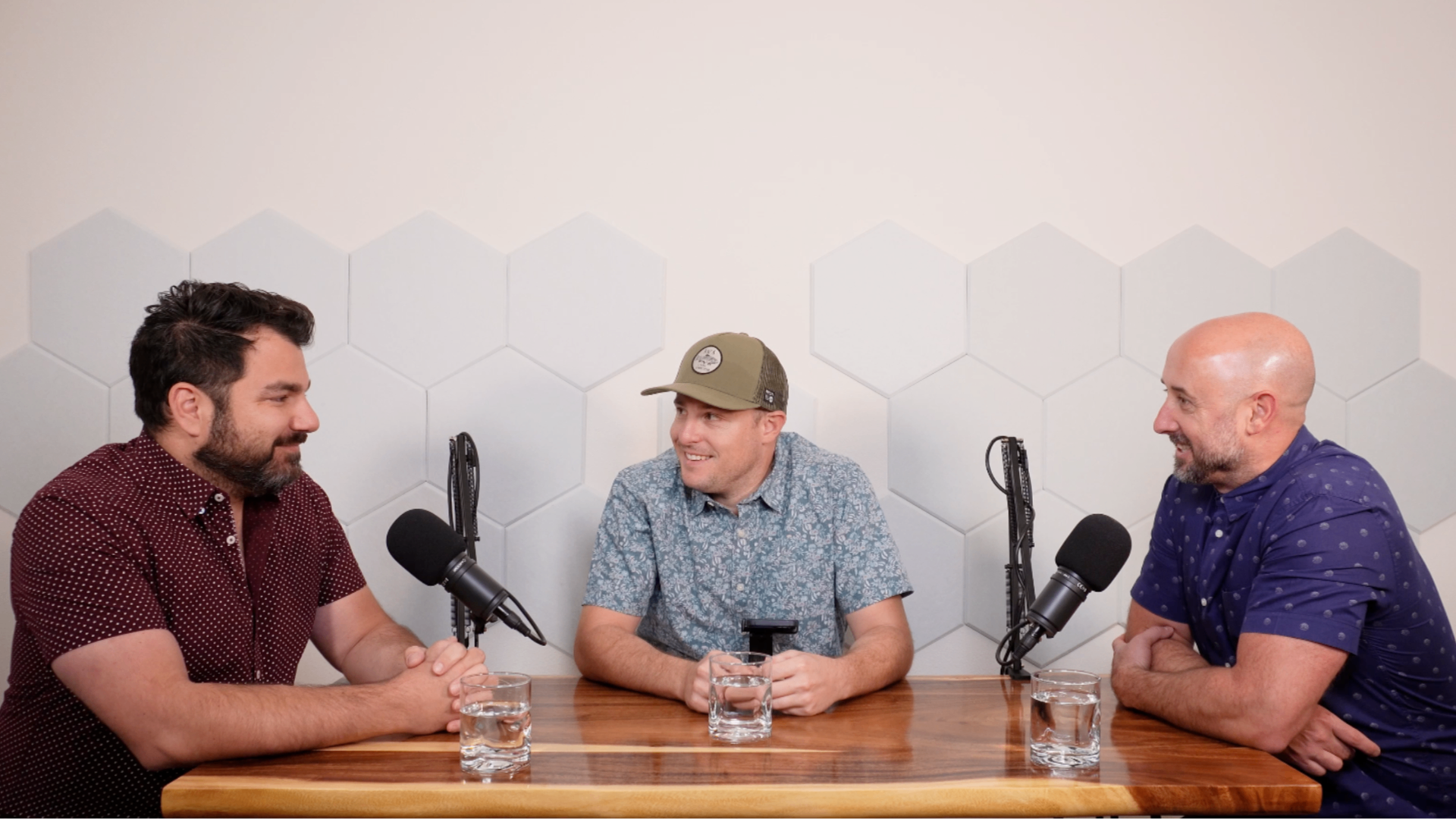 Jeremy in podcast recording session