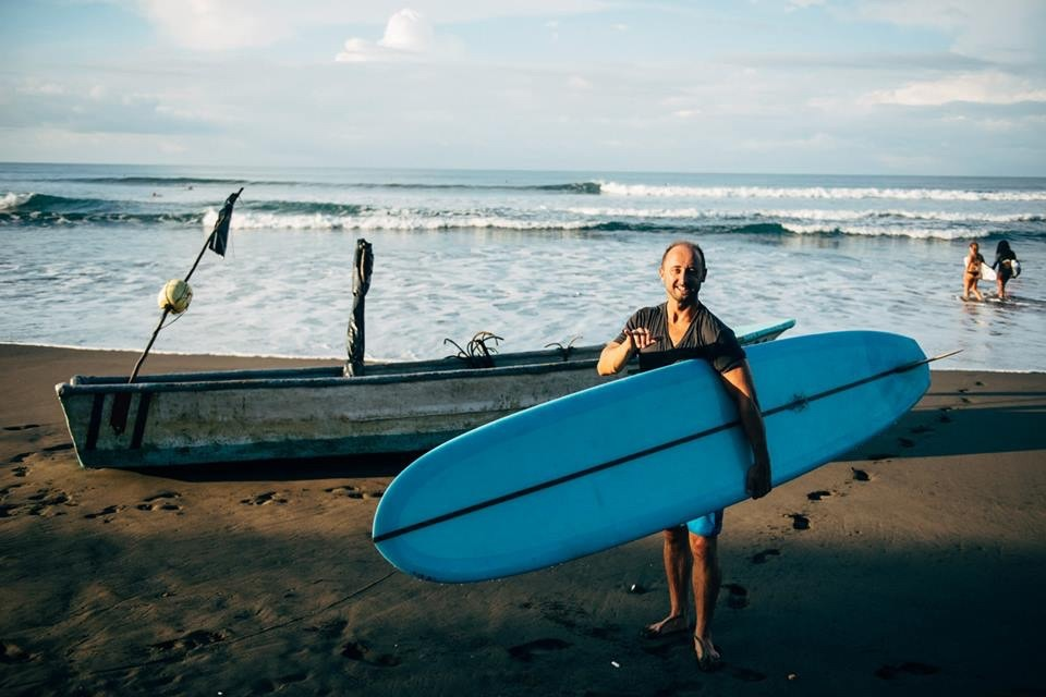 Surfboard on the beach