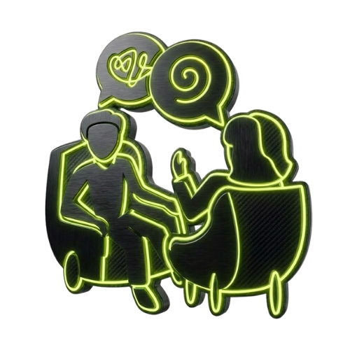 A therapy session icon